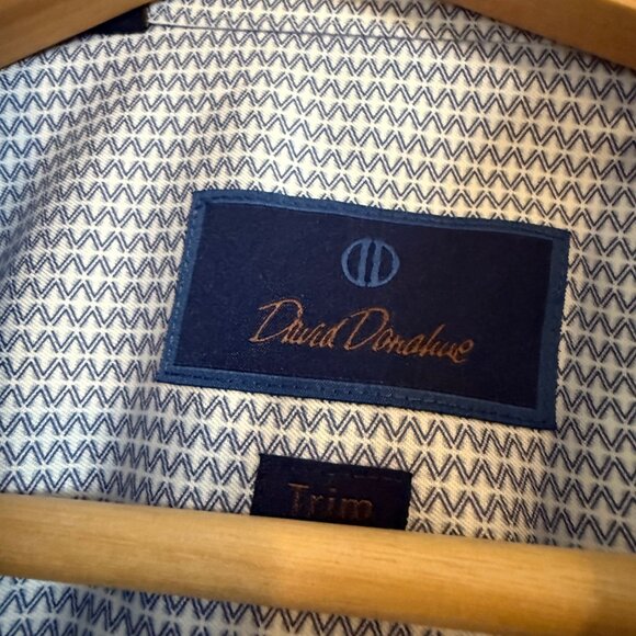 DAVID DONAHUE MENS SHIRT - Picture 2 of 3